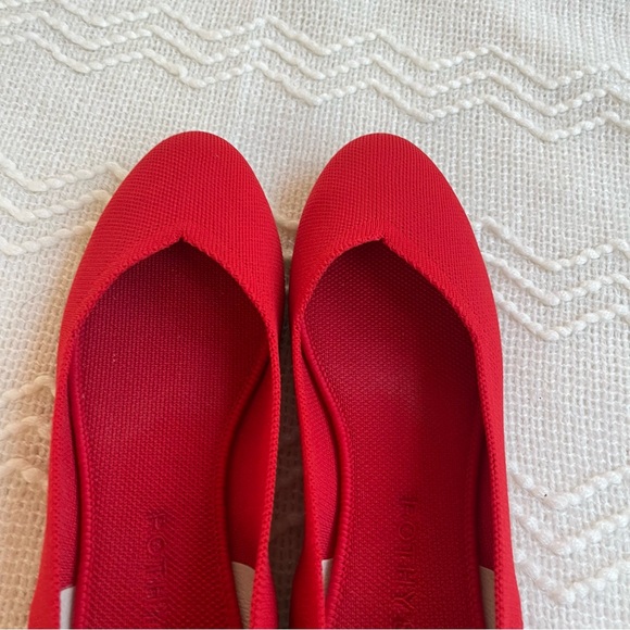 Rothy’s Red Flats Size 9.5 - Picture 6 of 12
